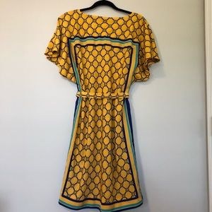 Yellow Printed Dress